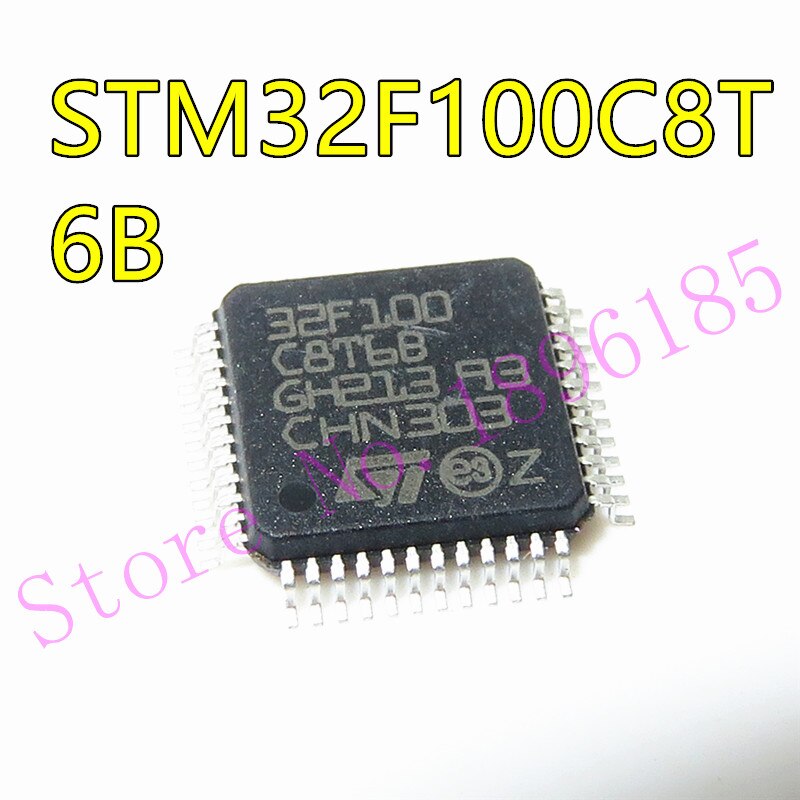STM32F100C8T6 STM32F100C8T6B STM32F100 LQFP-48 ..